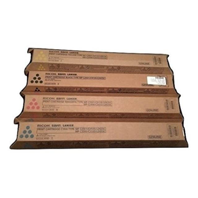 set of 4 ricoh toner mp c3501 c9135 ld635c c3300 black yellow magenta cyan new