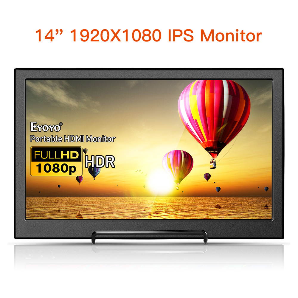 14" IPS HDMI Portable Gaming Monitor 1920x1080 Second Monitor