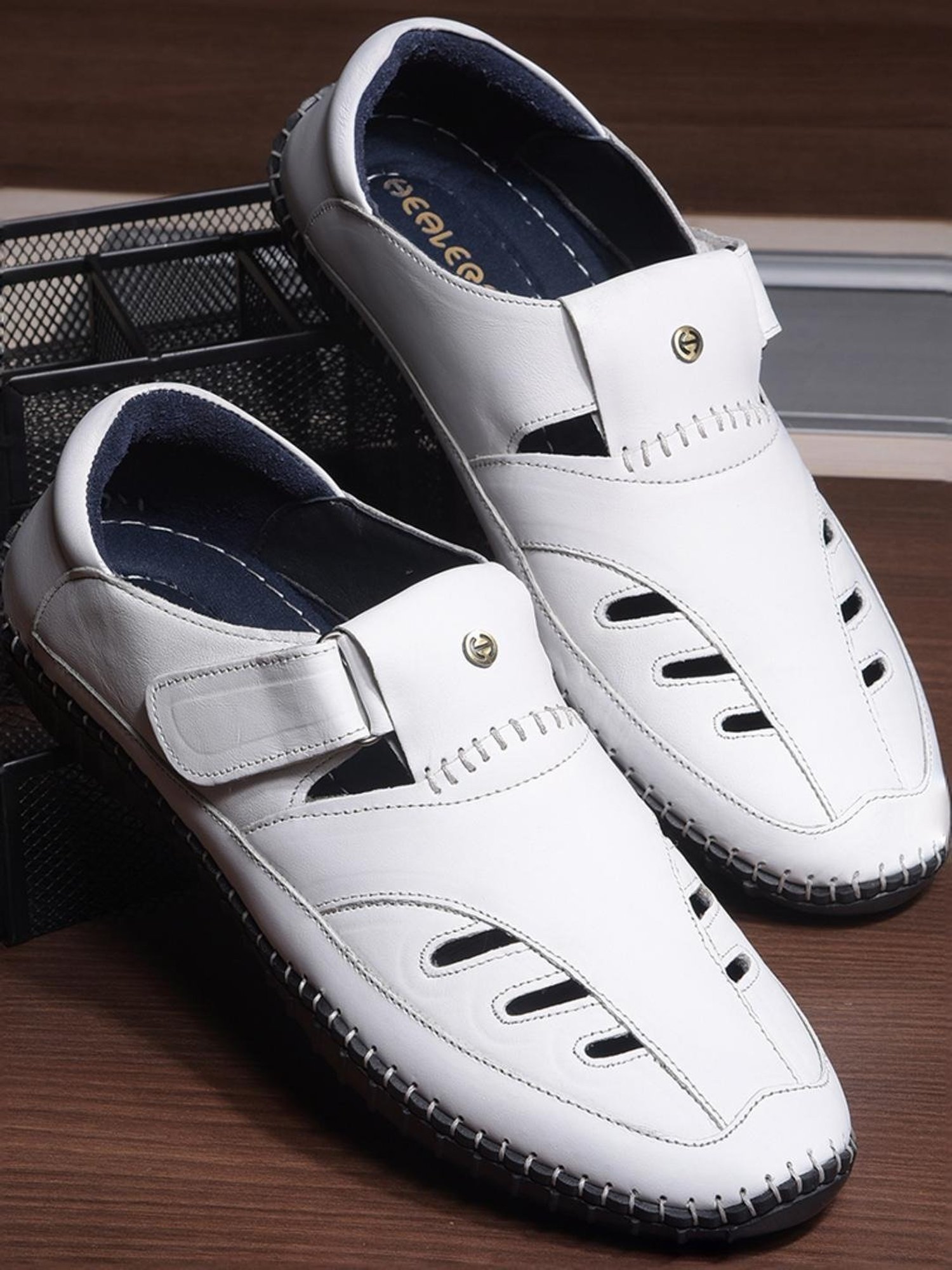 Healers by Liberty Men's White Fisherman Sandals