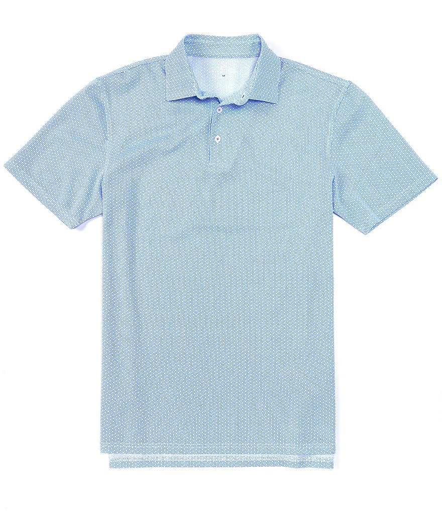 Southern Tide Roster Millcreek Print Performance Short-Sleeve Polo Shirt