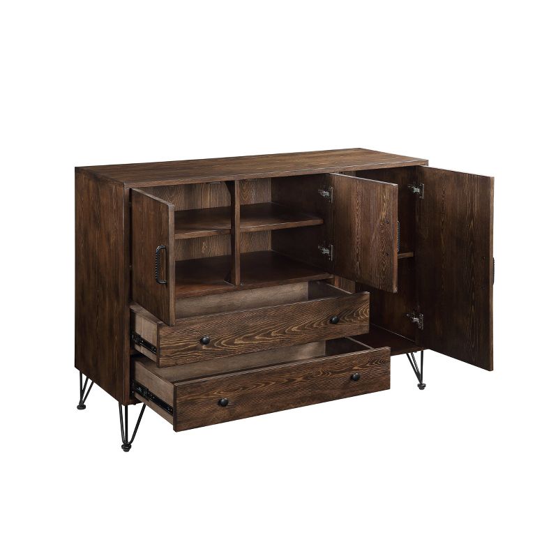 Garron Server Walnut/Black - Acme Furniture