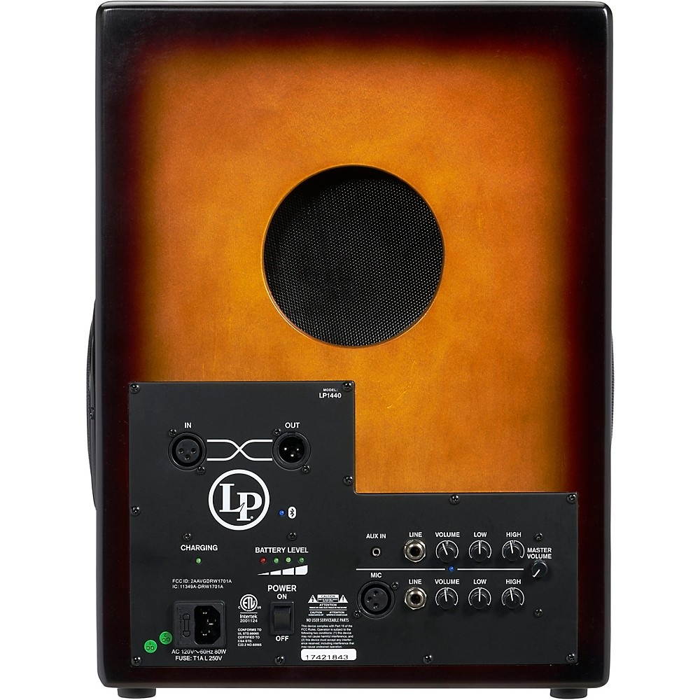 LP Bluetooth Mix Cajon Tobacco Burst