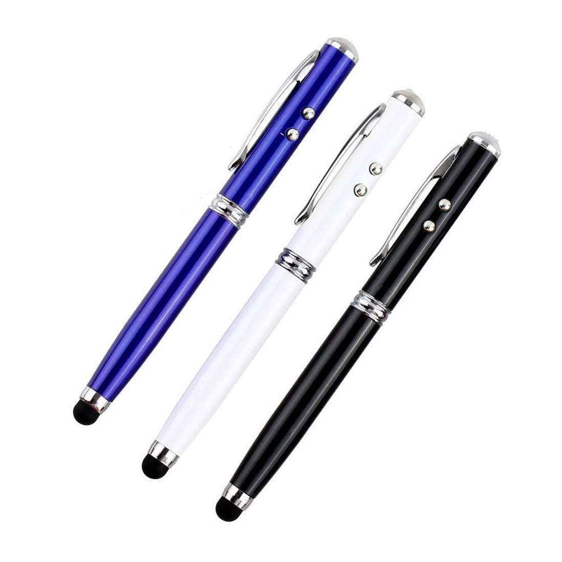 Metal 4 In 1 Stylus Pen for Phone And Tablet PC Compatible with Apple iPod / iPad and iPhone