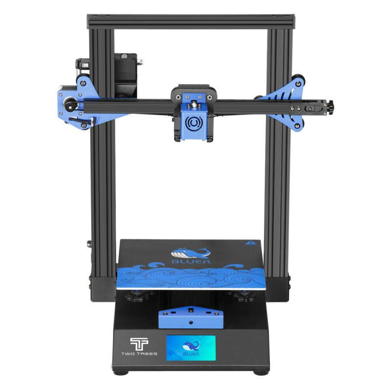 Twotrees 3D Printer FDM Bluer V2 Mute Drive TMC2208 Resume Power Supply Printing Mask BMG Extruder Kit XY Tensioner Printing Size Suspended Filament Rack Prusa I3 9.06"(L)X9.06"(W)X11.02"(H) Printing