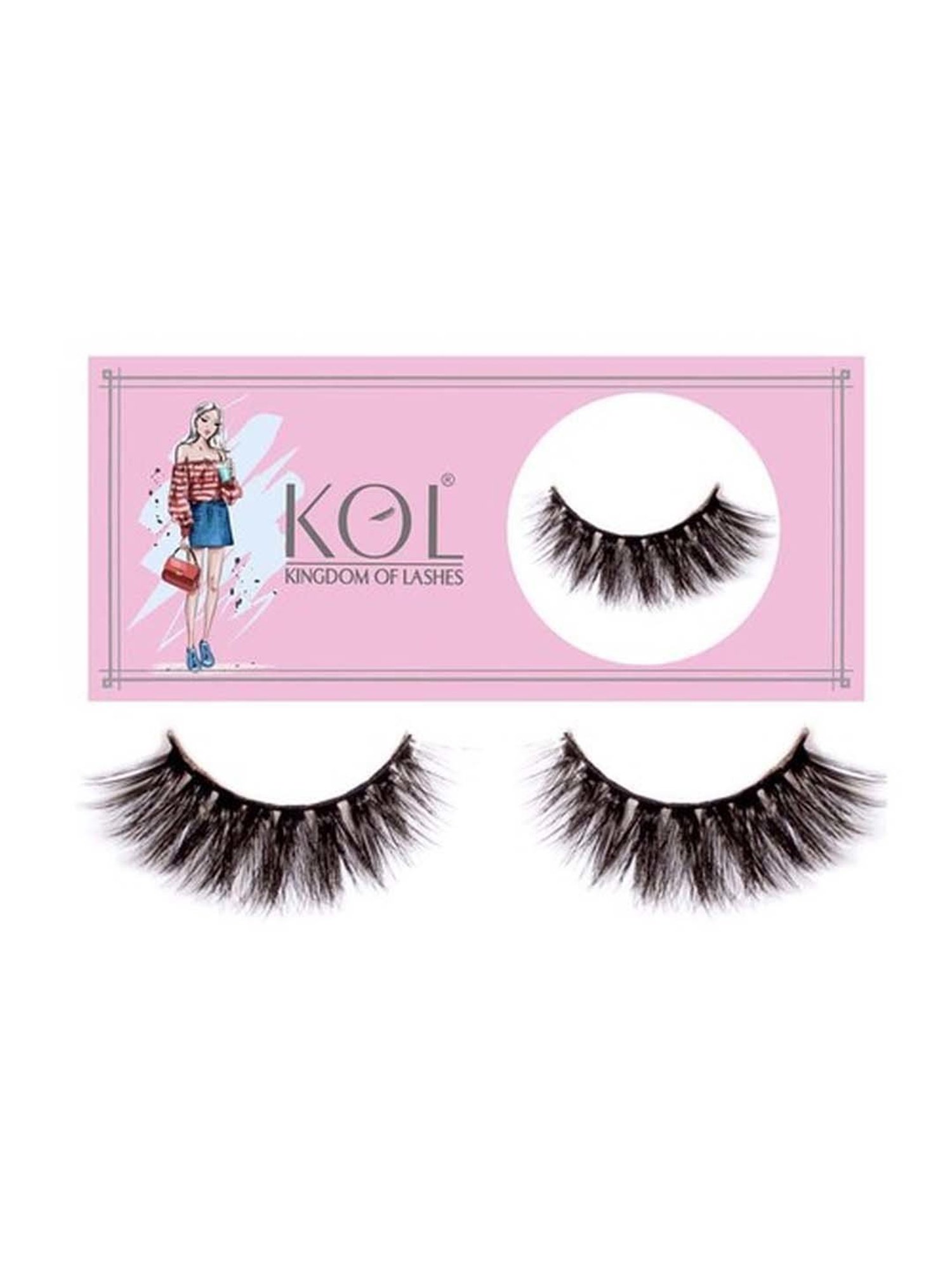 Kingdom Of Lashes Heavy Density Eyelashes Amy - 2 gm