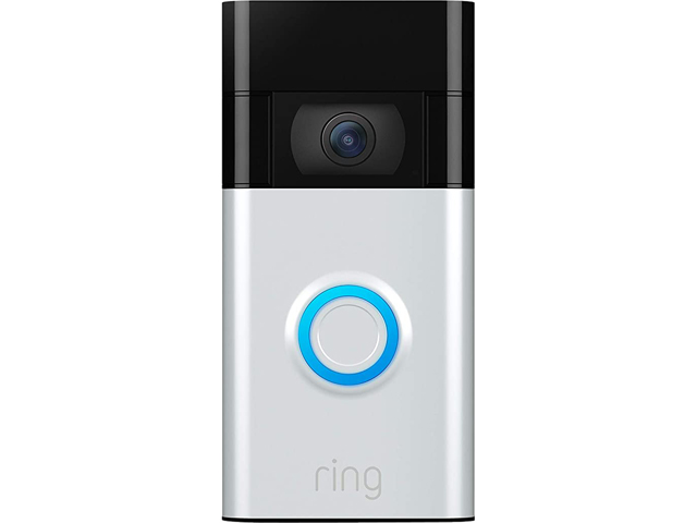 Ring Video Doorbell 2nd Gen, HD 1080P with 2-way Talk and Advanced Motion Detection, Built-in Rechargeable Battery or Connects to Existing Doorbell Wires (Venetian Bronze)