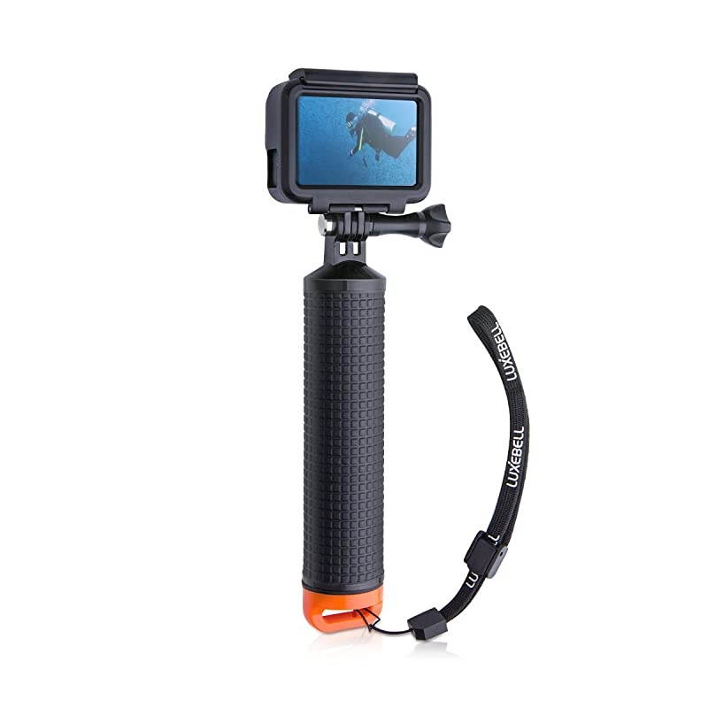 Floating Hand Grip, Pole Mount for Gopro Hero 9 8 7 6 5 Max Session 4 3+, Handle Mount Accessories for AKASO EK7000 V50 Pro Brave 4 Dragon Crosstour Campark DJI OSMO Action Camera
