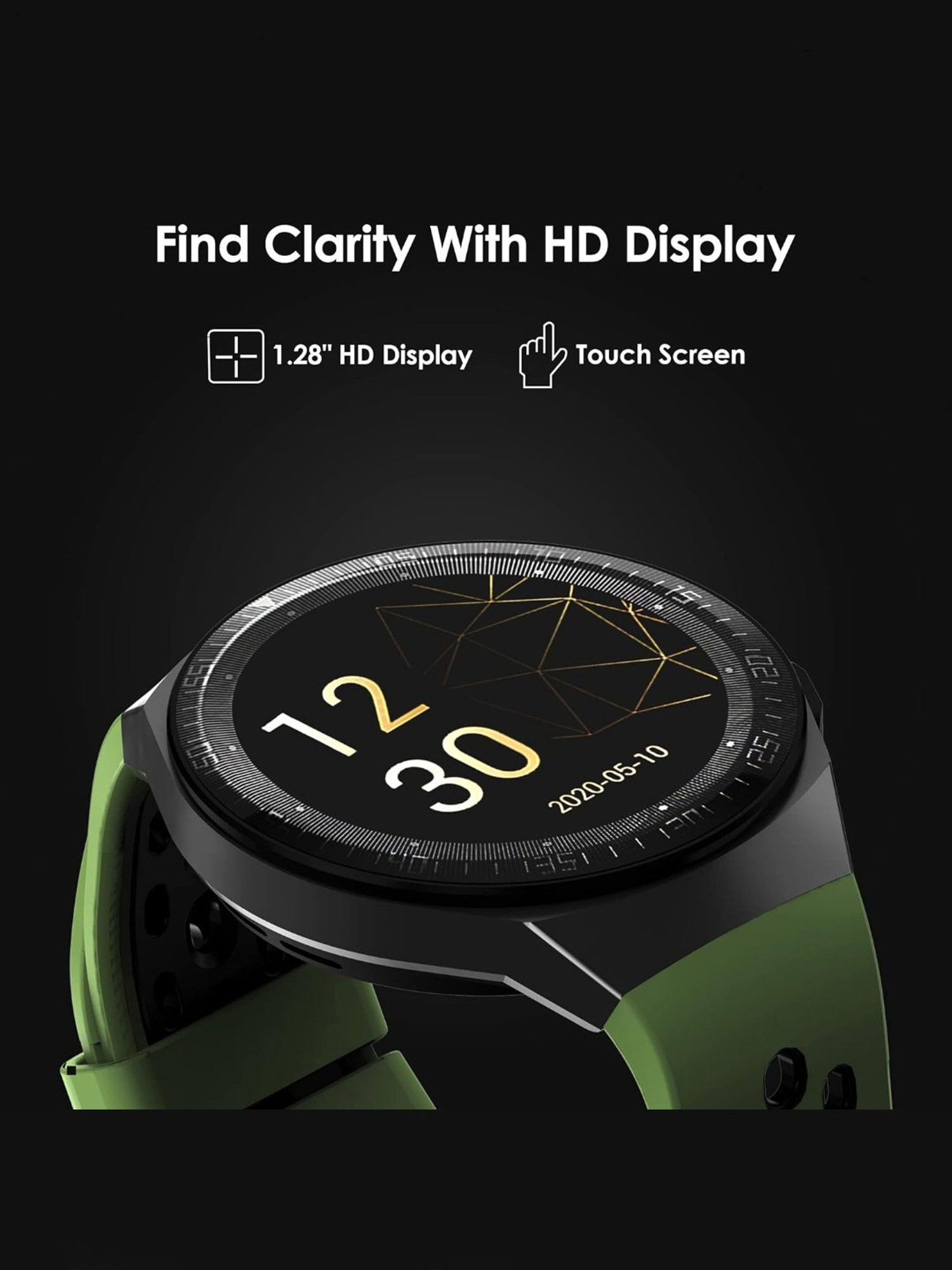 Probus MT3 Full Touch Screen Smartwatch (Green)