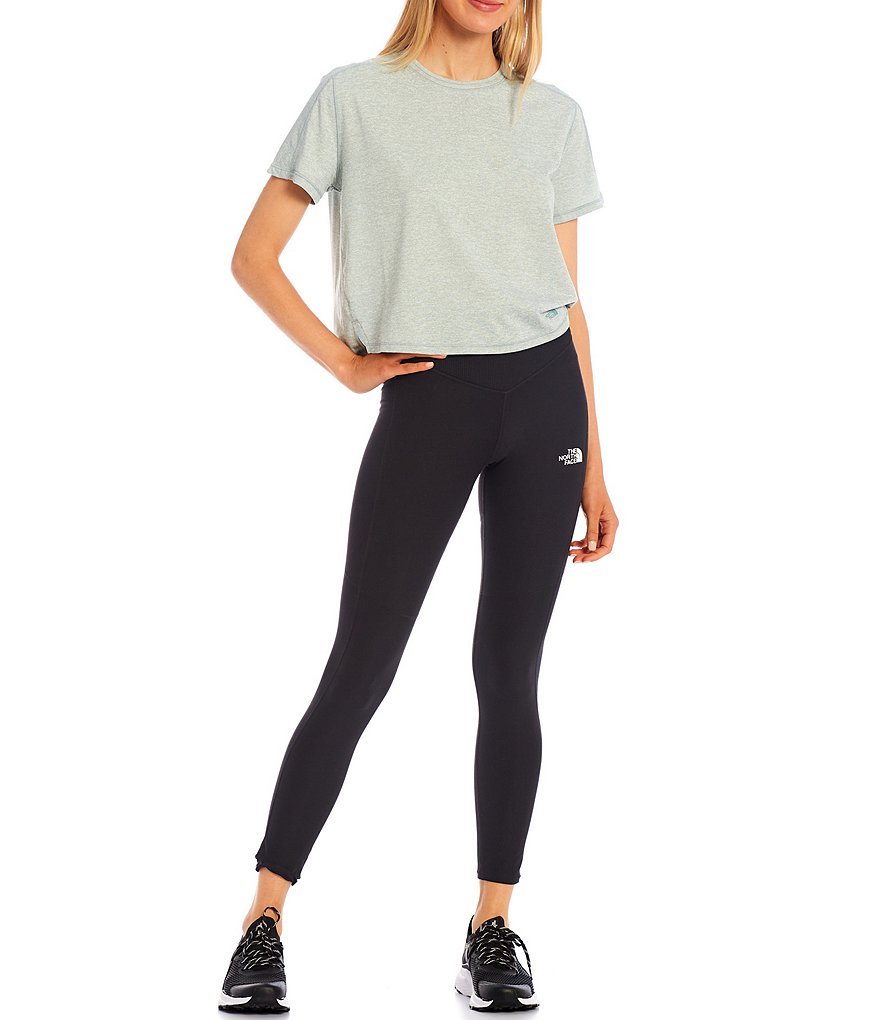 Aventura Shavonne Printed Jacquard Stretch Pull-On Leggings