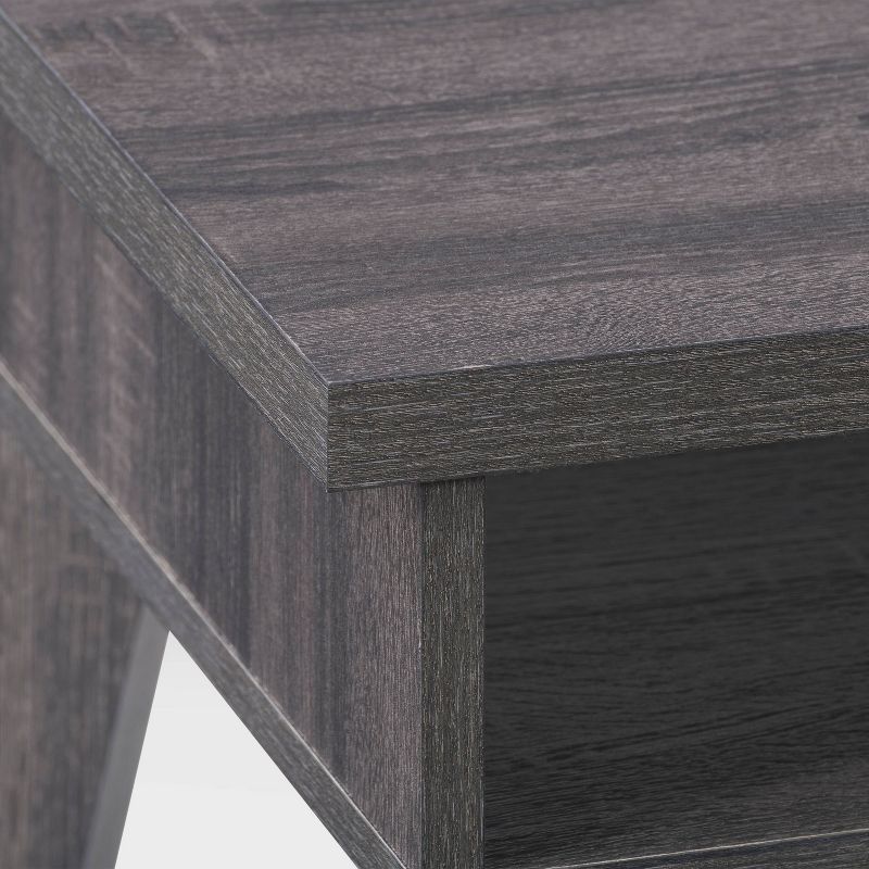 Hollywood Side Table Dark Gray - CorLiving