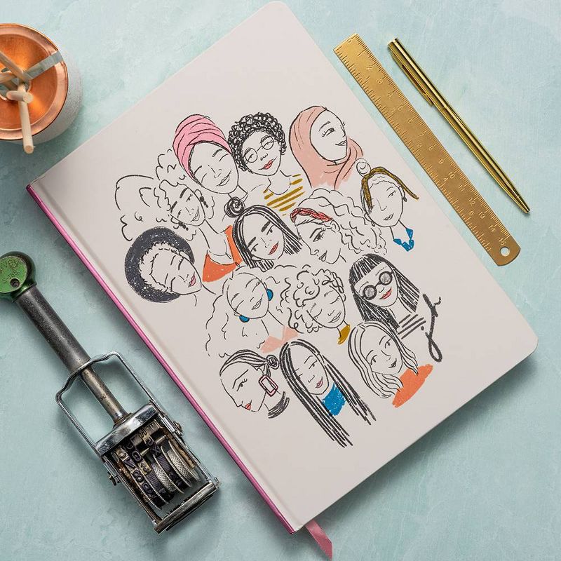 Undated Classic Bookbound Journal 7.5" x 10.5"  Spoonful of Faith Women - DesignWorks Ink