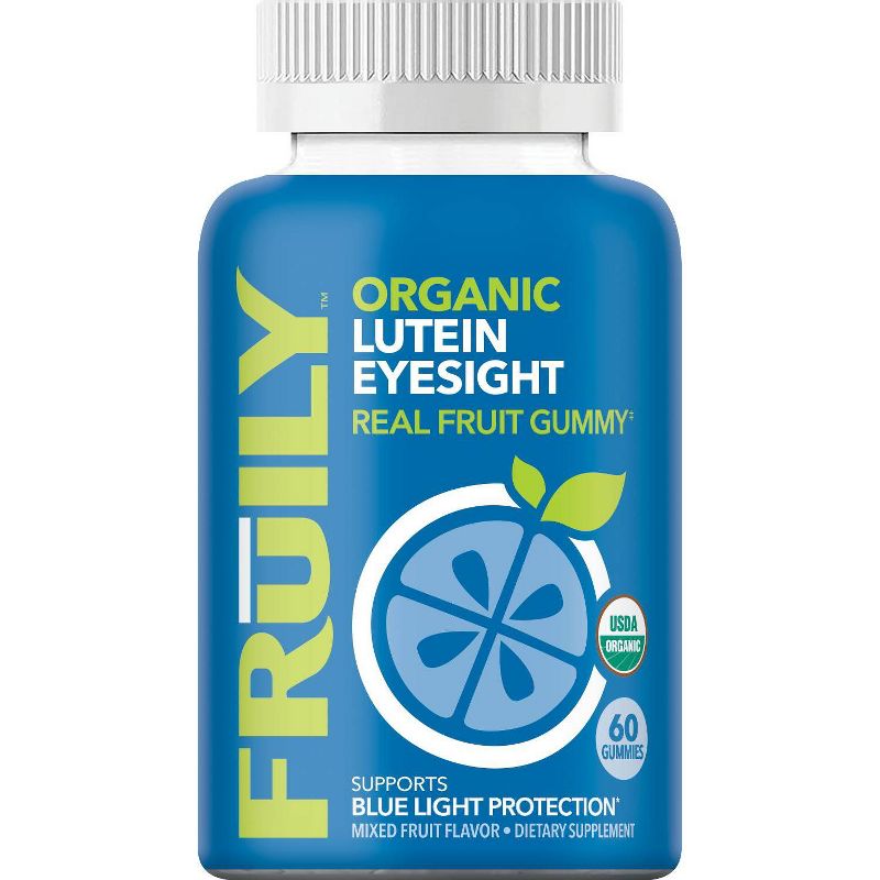 Fruily Organic Lutein Eyesight Real Fruit Gummy - 60ct