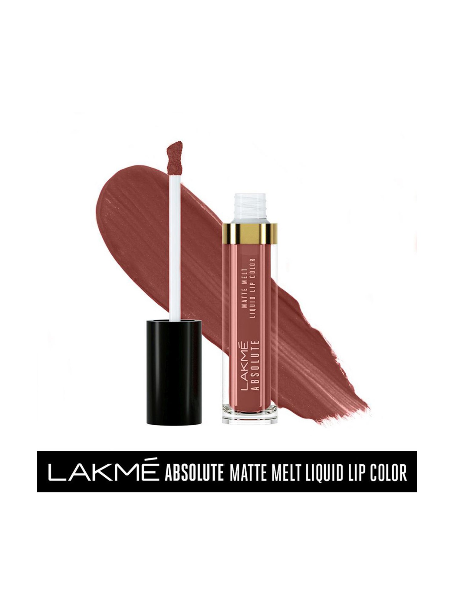 Lakme Absolute Matte Melt Liquid Lip Color Brown Tan - 6 ml