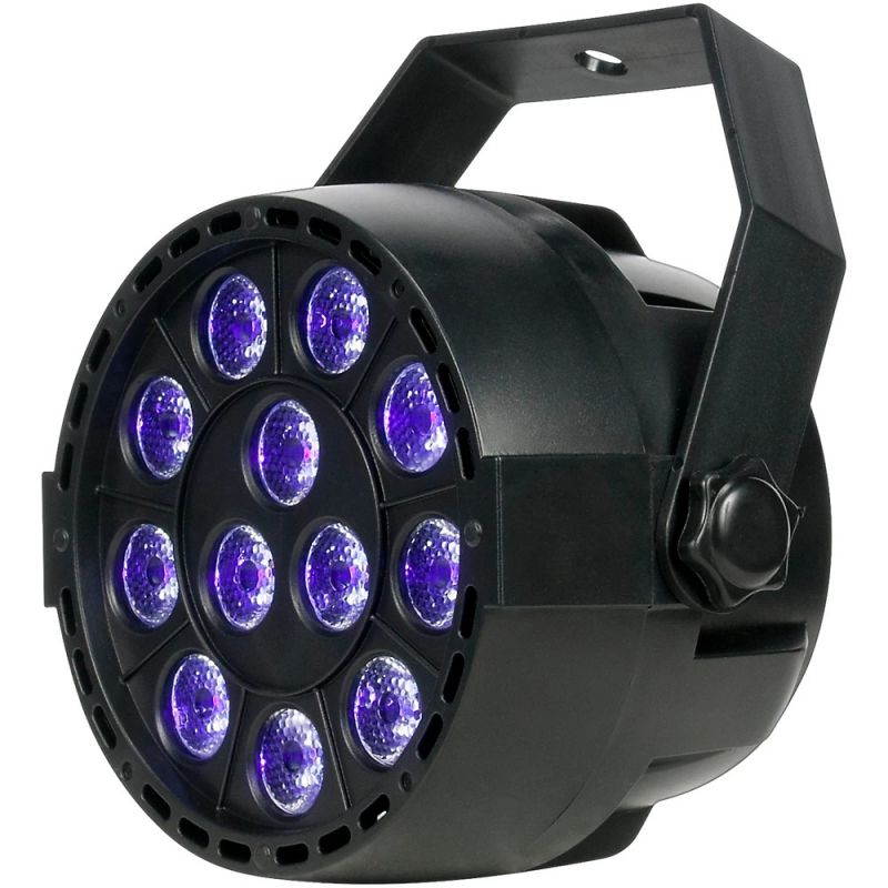 Eliminator Lighting Mini PAR UV LED Black Light Black