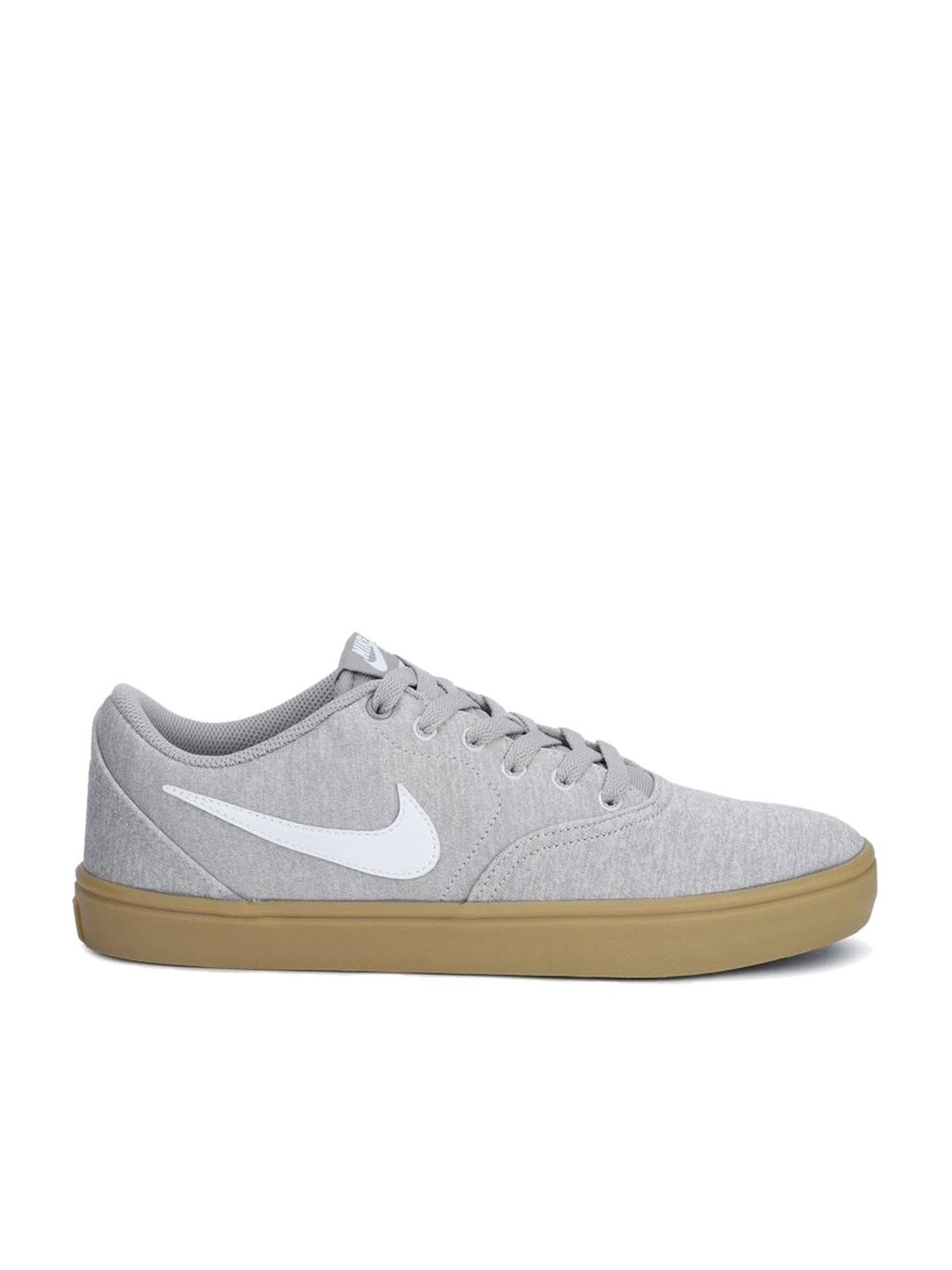 Nike Men's SB Check Solar Premium Grey Casual Sneakers