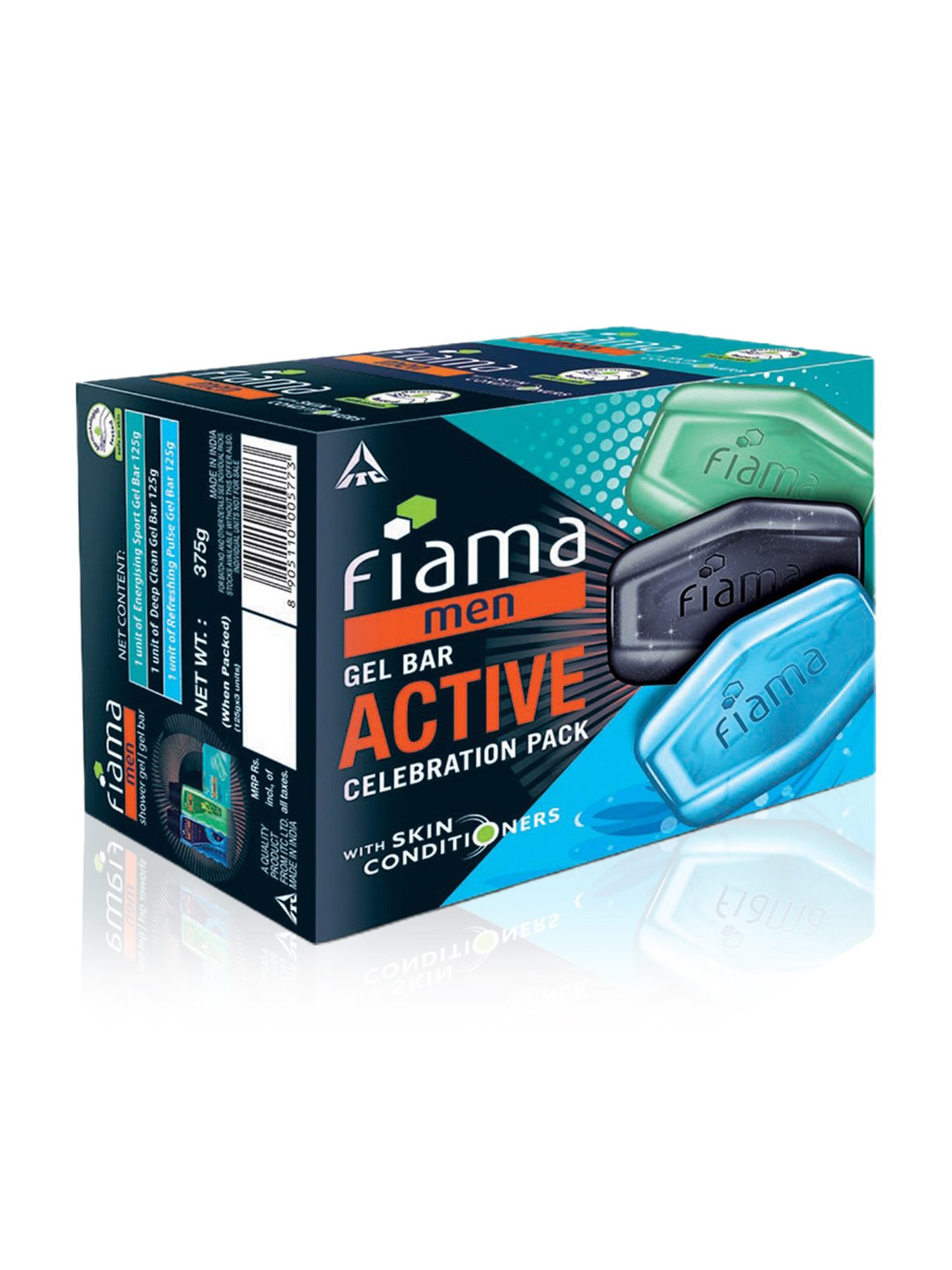 Fiama Men Active Celebration Pack - Pack of 3