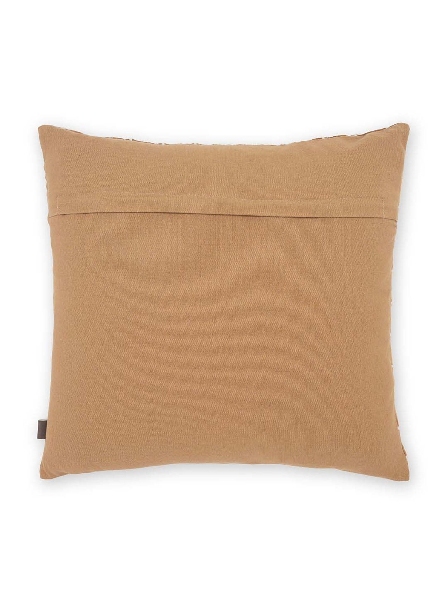 Pure Home and Living Gold Cotton Ari Embroidered Cushion Cover