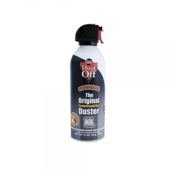 Disposable Compressed Air Duster, 12 oz Can