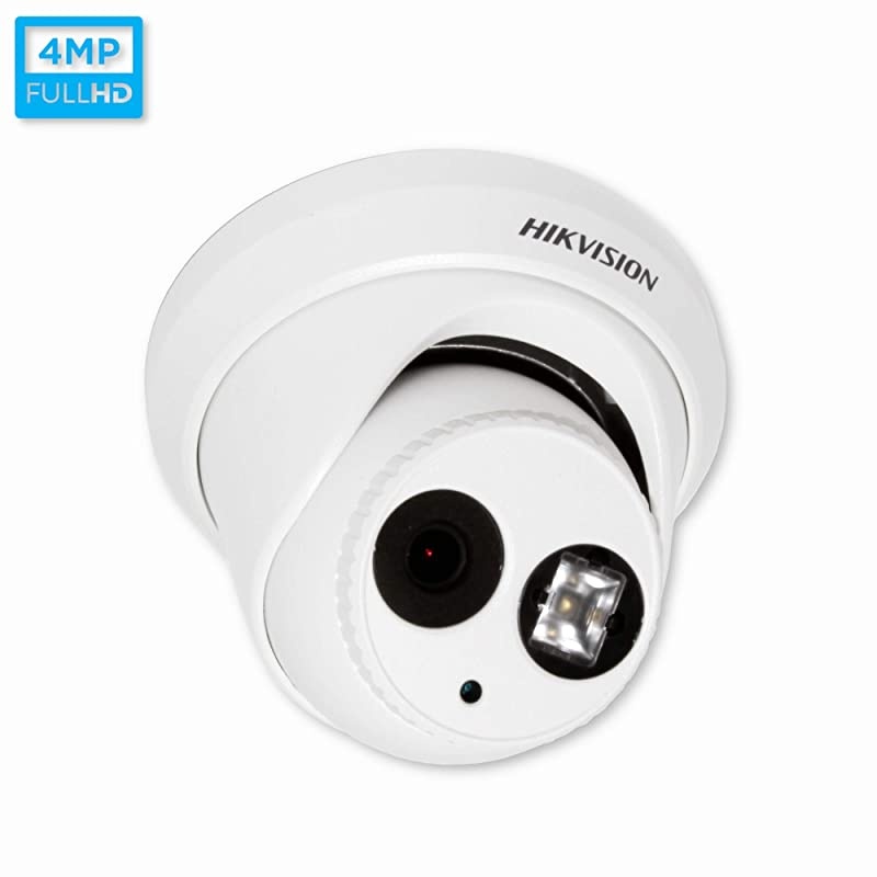 4 Megapixel EXIR PoE Turret IP Outdoor Surveillance Camera, DS-2CD2342WD-I 2.8mm Lens,White