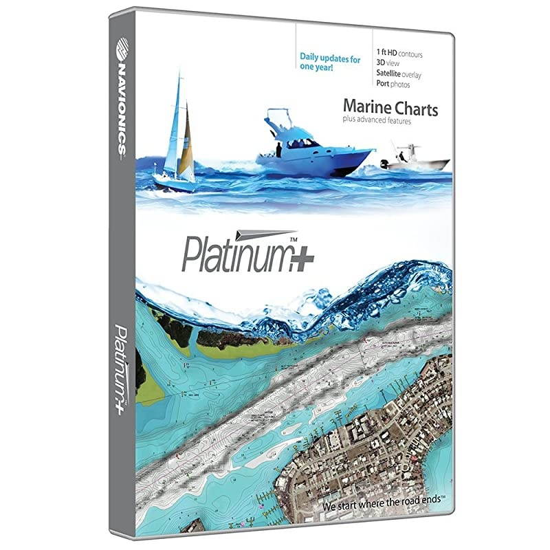 Platinum Plus 630P+ East Gulf of Mexico Marine Charts on SD/MSD