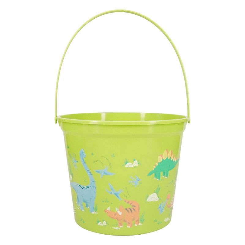 Plastic Jumbo Easter Bucket Printed Dino - Spritz™