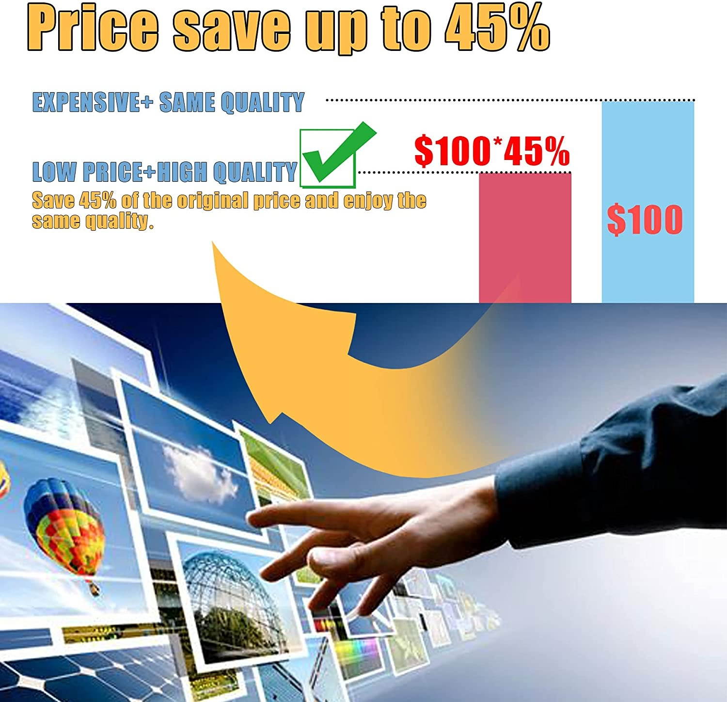 Mount-It! Printer Stand Monitor Riser with Drawer, 19 x 13 Inches