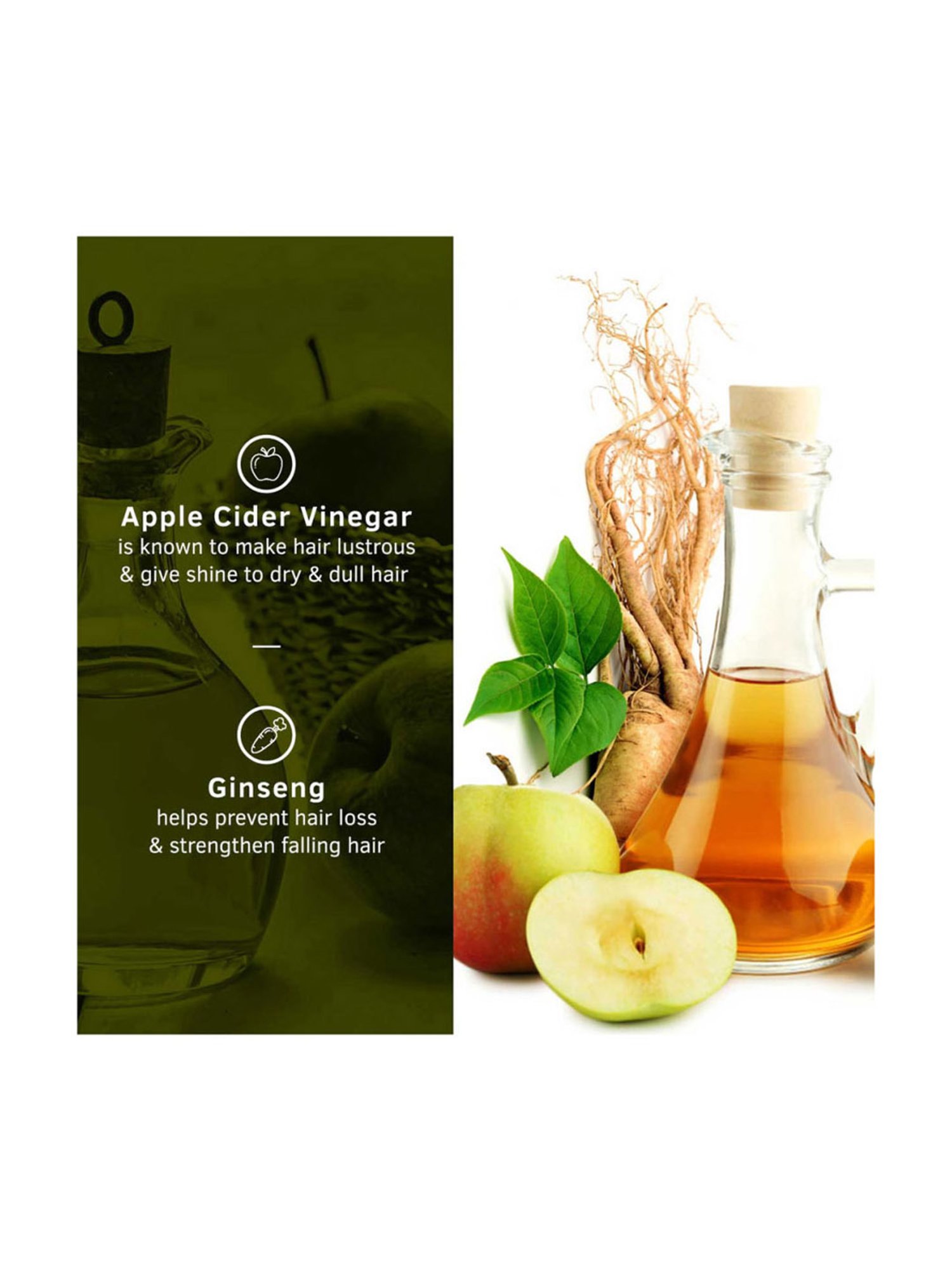 Ustraa Ayurvedic Cold Pressed Oil - 200 ml & Anti Hair Fall Shampoo - 250 ml