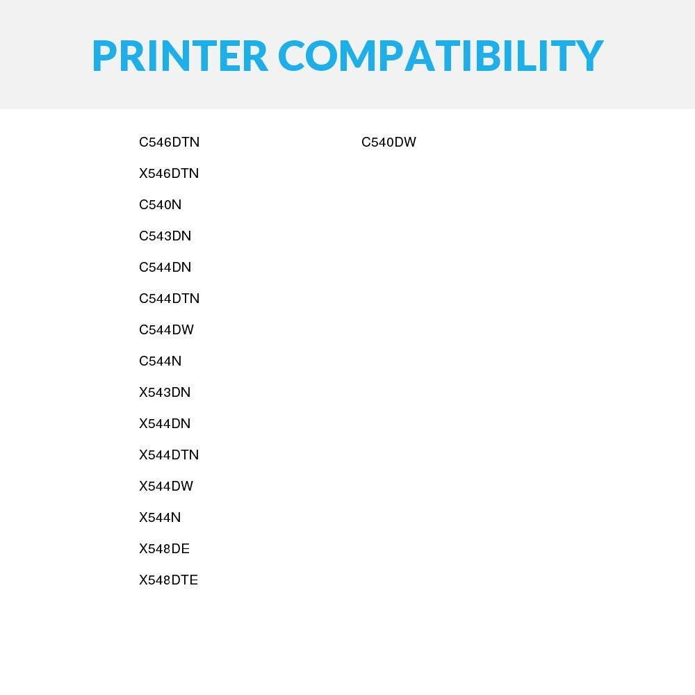 Speedy Inks - 3PK Color Set Compatible HY CMY C540H2CG C540H2MG C540H2YG Toner