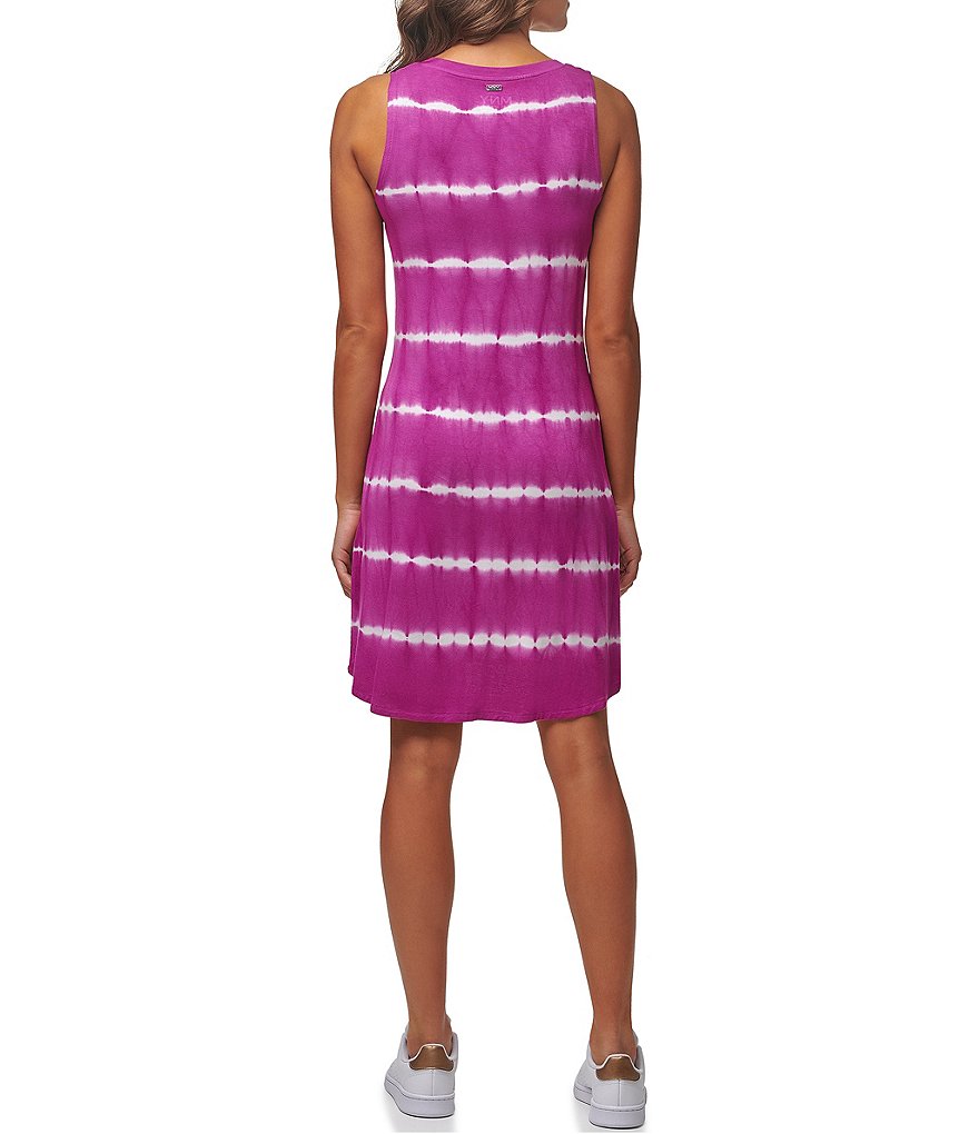 Marc New York Hi-Low Tie-Dye Scoop Neck Tank Dress