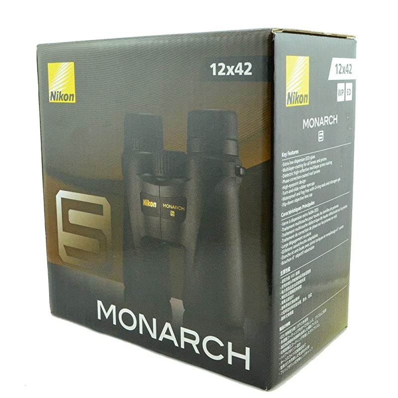 Monarch 5 8x42 Binoculars (7576), Black Bundle with a  Lens Pen and Lumintrail Cleaning Cloth