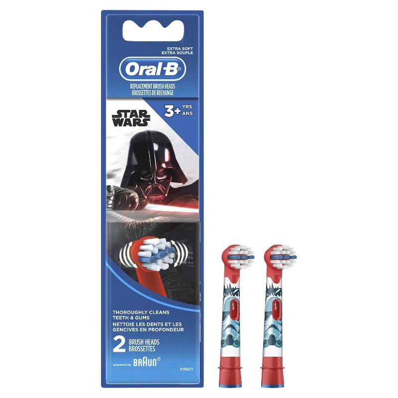 Oral-B Kids Extra Soft Replacement Brush Heads featuring STAR WARS - 2ct