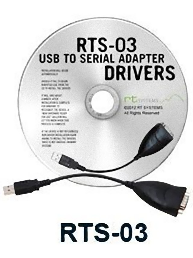 RT Systems RTS-03 USB to Serial Adapter - 12" Long