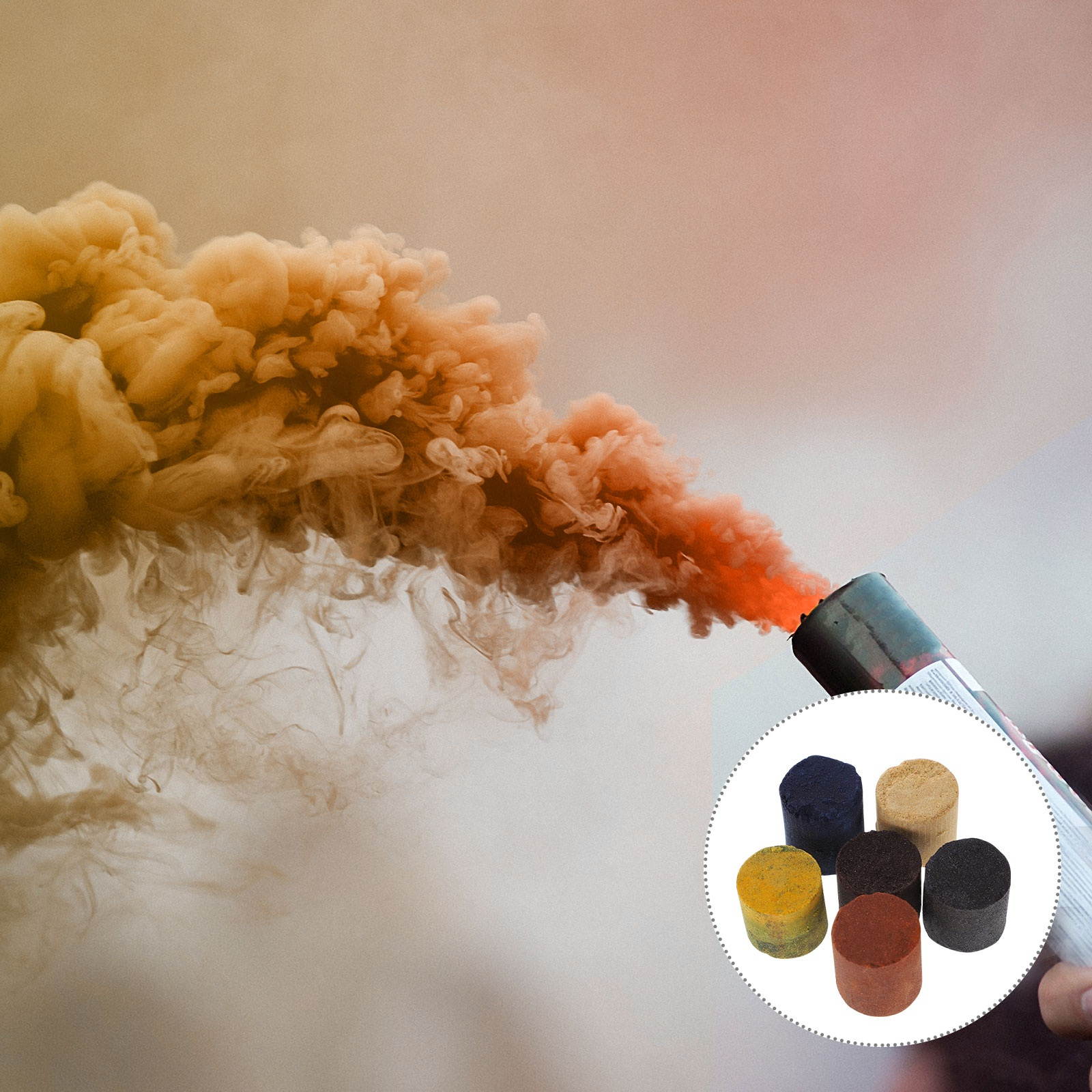 6pcs Smoke Cake Sturdy Premium Smoke Cake Smoke Props Smoke Pill for Stage Party