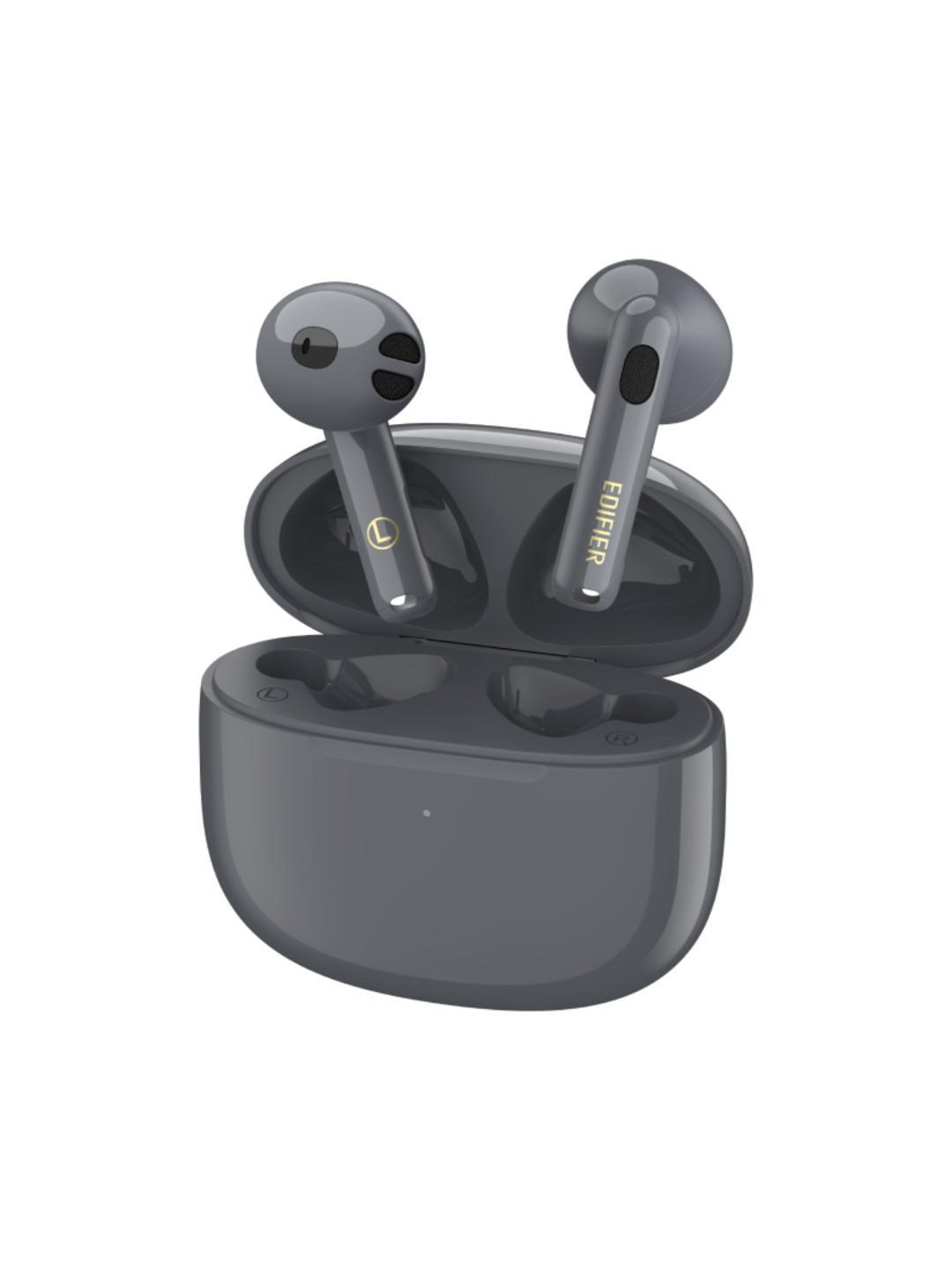 Edifier W320TN In Ear Earbuds with Adaptive Active Noise Cancelling (Grey, True Wireless)