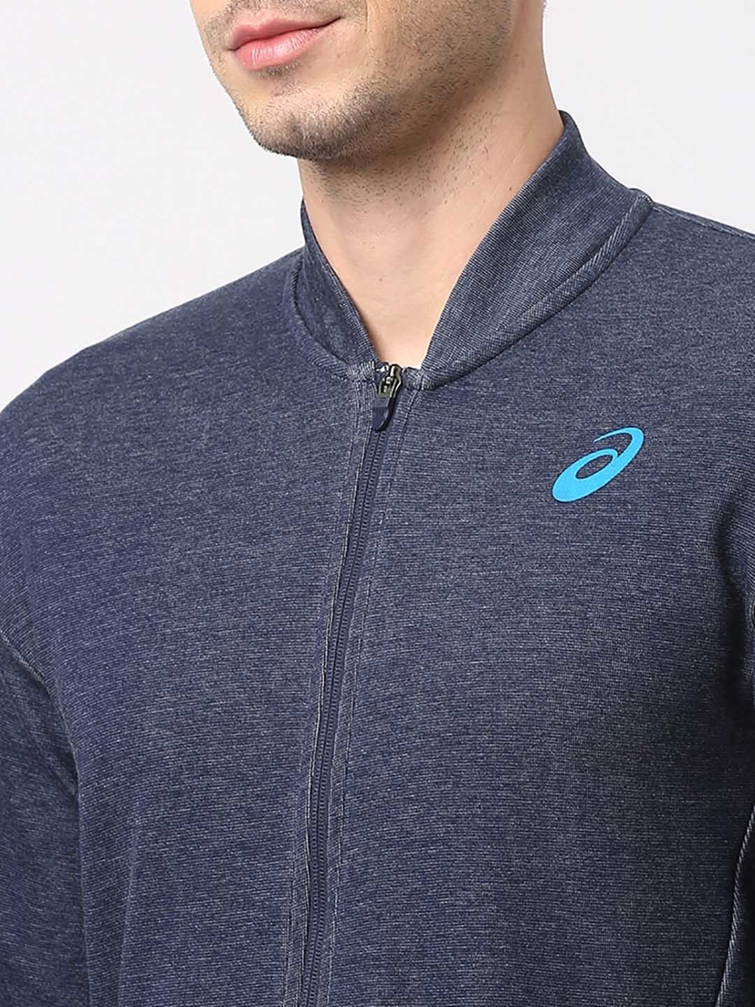 Slowave Teal Regular Fit Sports Hooded Jacket