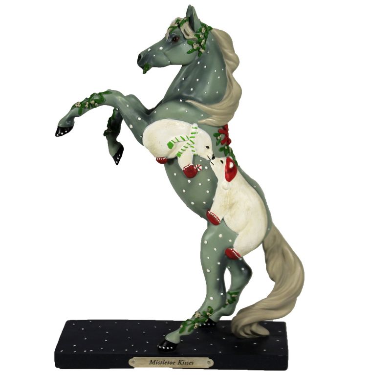 Trail Of Painted Ponies 10.5" Mistletoe Kisses Lorna Matsuda  -  Decorative Figurines