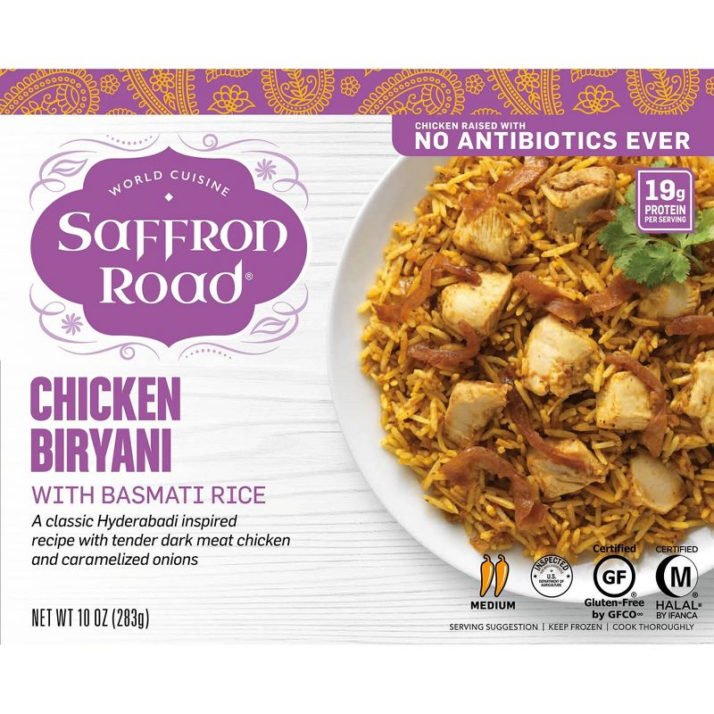 Saffron Road Frozen Chicken Biryani - 10oz