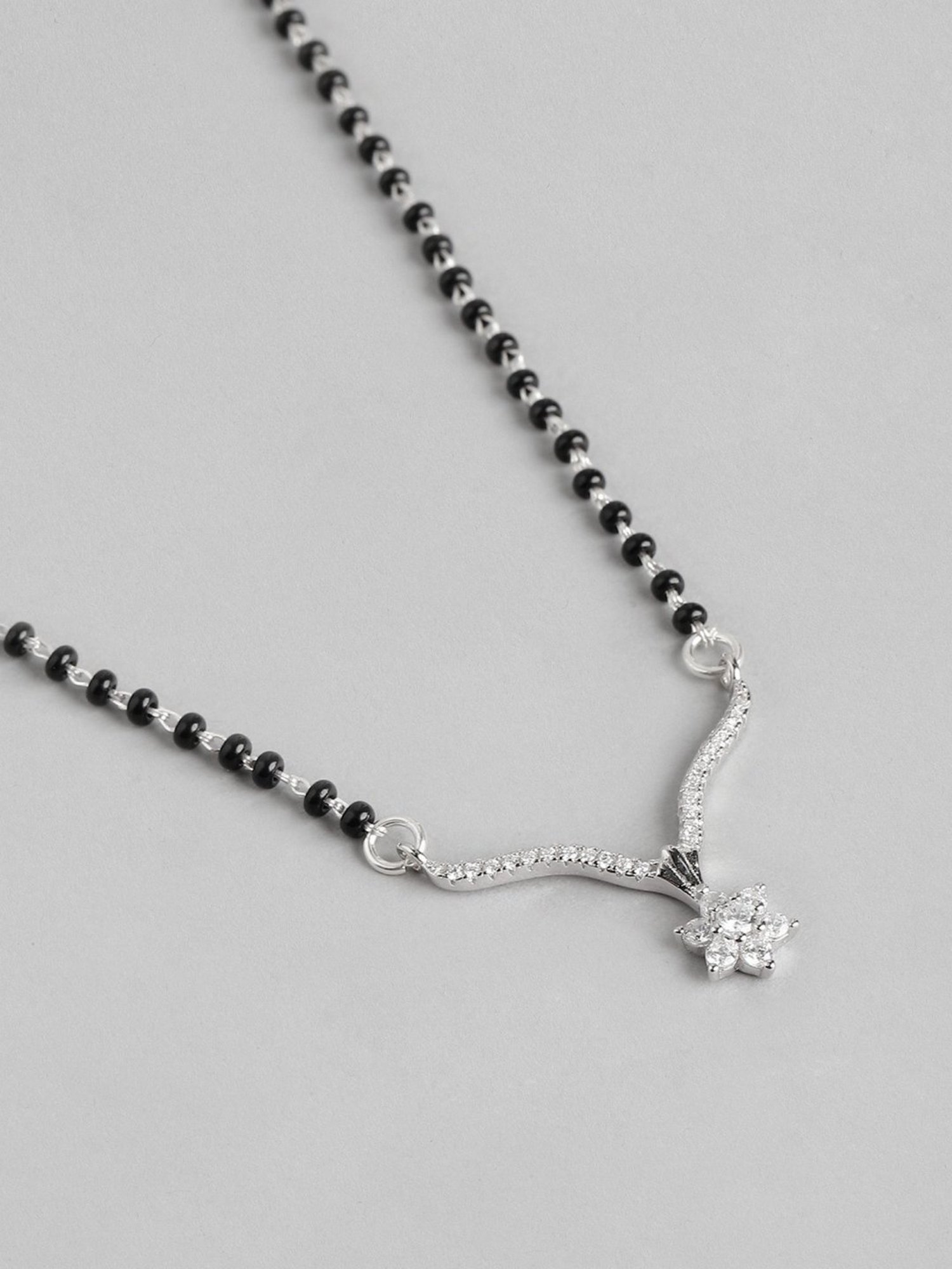 Clara 92.5 Sterling Silver Mangalsutra