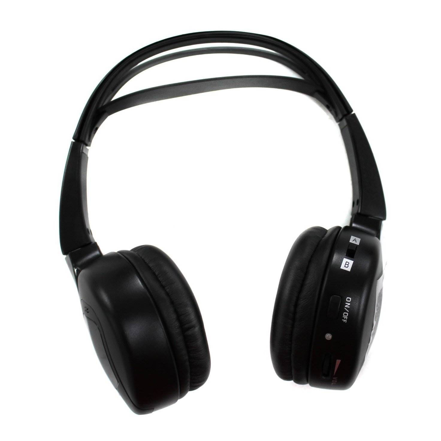 Audiovox IR2 Dual Channel Wireless Fold Flat Headphones