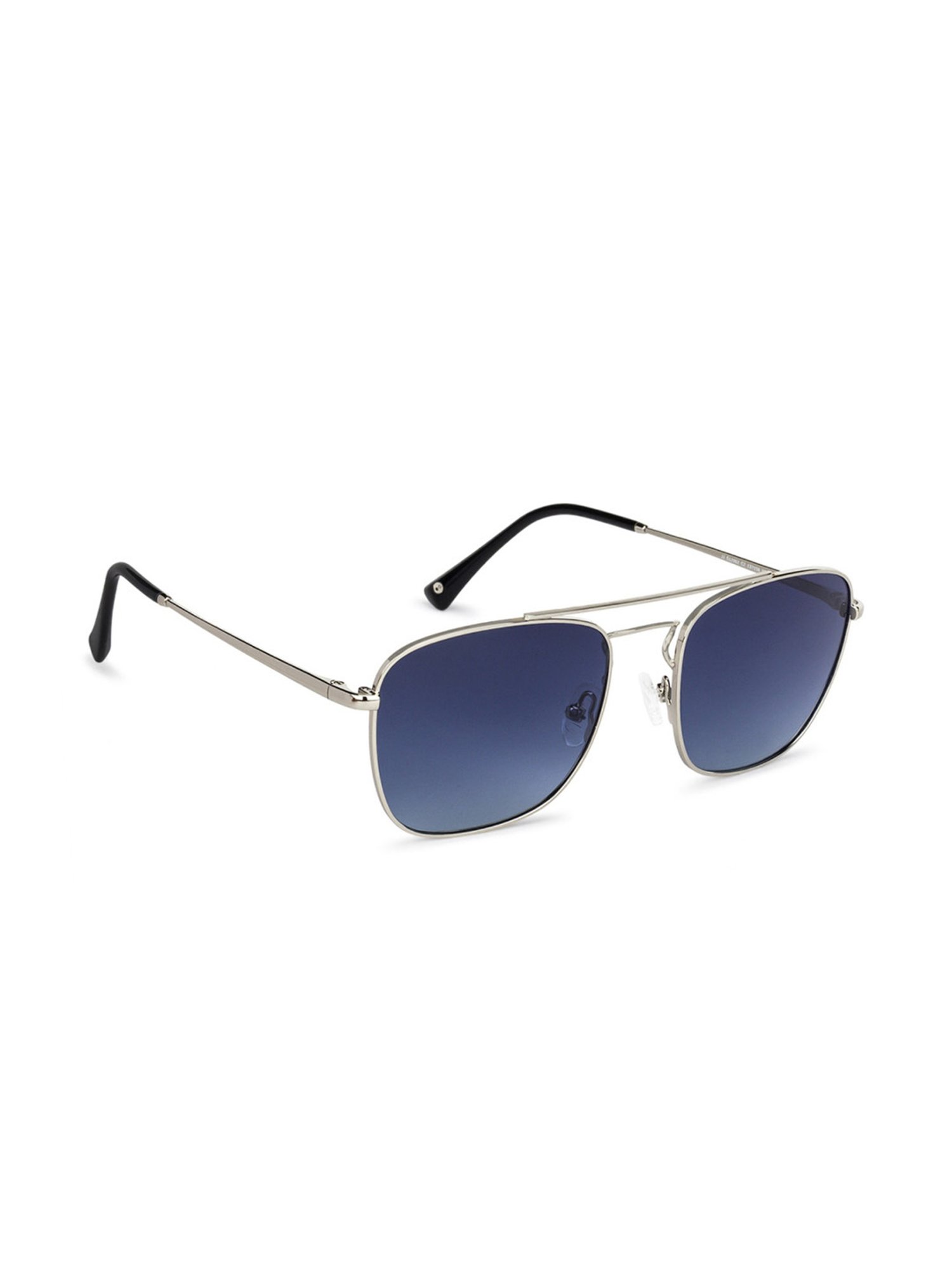John Jacobs JJ S12962 Blue Polarized Square Sunglasses