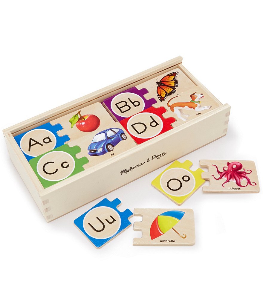 Melissa & Doug Self-Correcting A-Z Letter Puzzles
