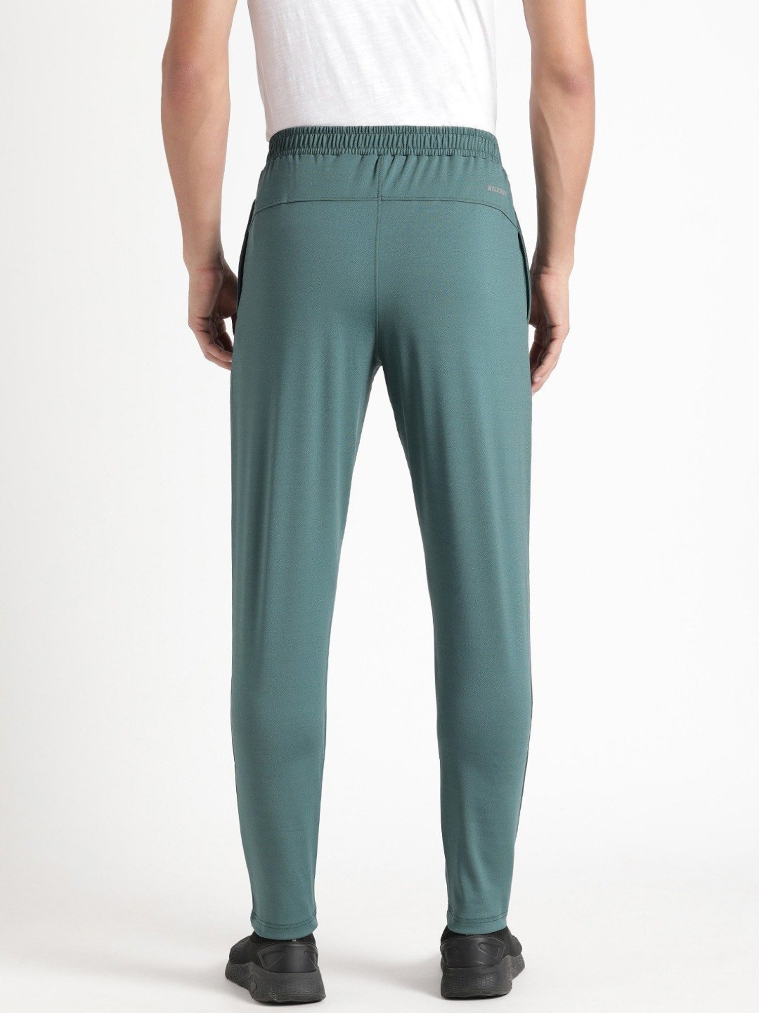Wildcraft Sea Blue Regular Fit Printed Trackpants