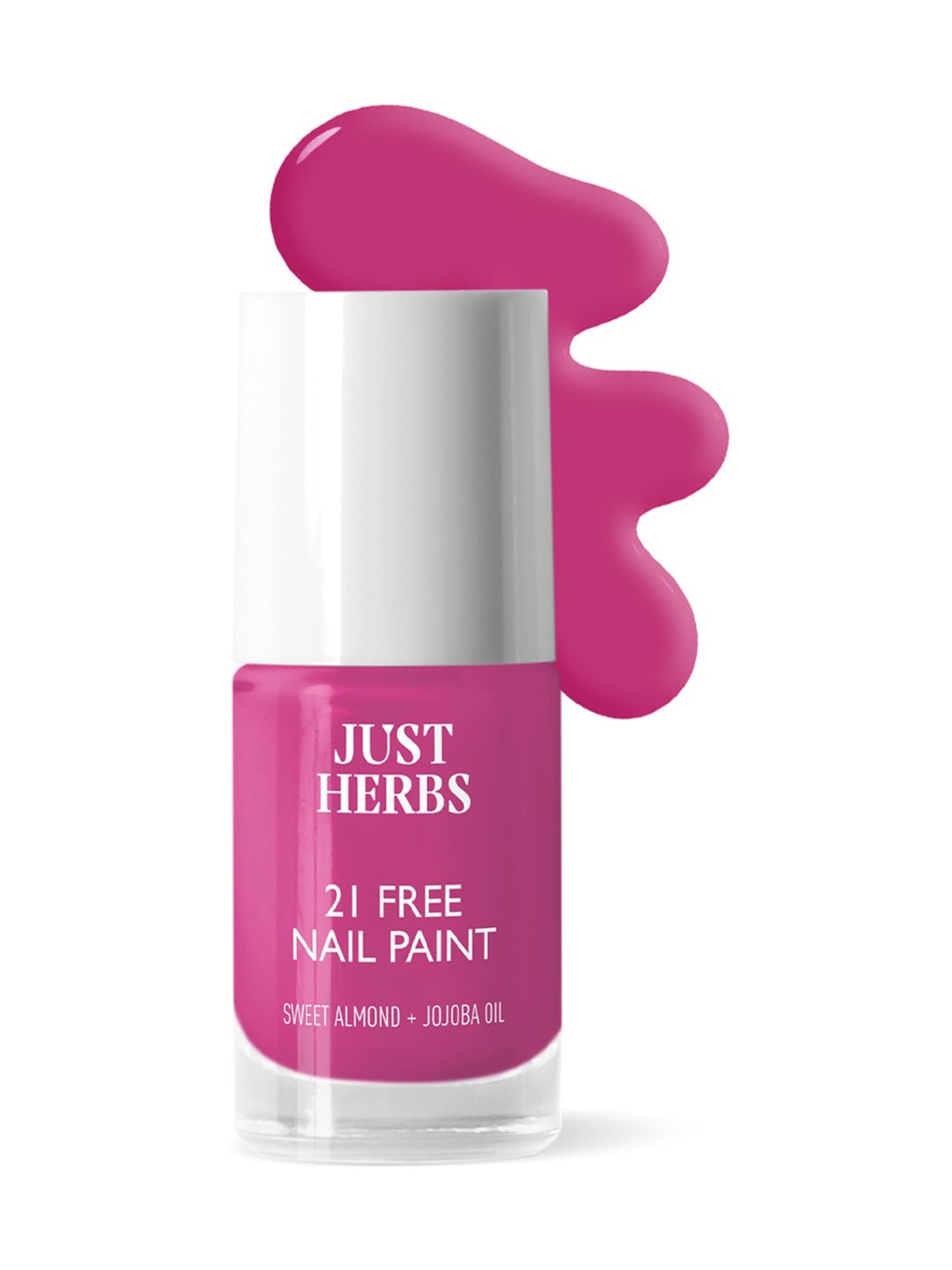 JUST HERBS 21 Free Nail Paint Blackcurrent Bliss - 6 ml