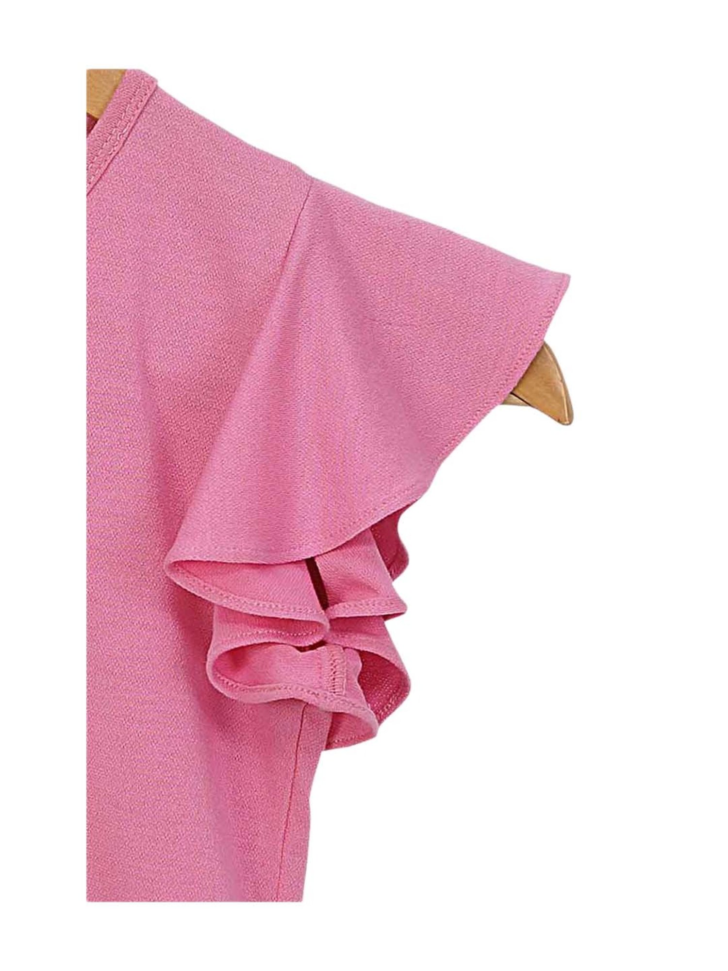 Tiny Girl Kids Pink Floral Print Top