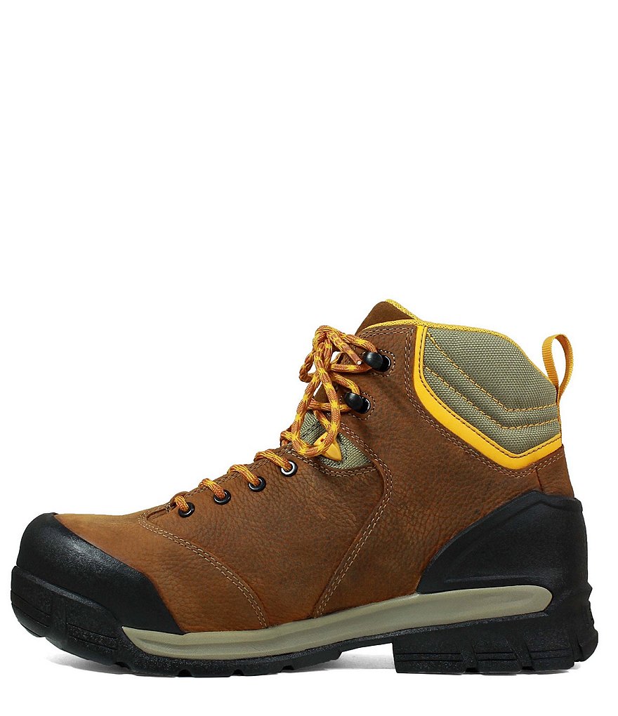 BOGS Men's Bedrock 6#double; Composite Toe Leather Waterproof Work Boot
