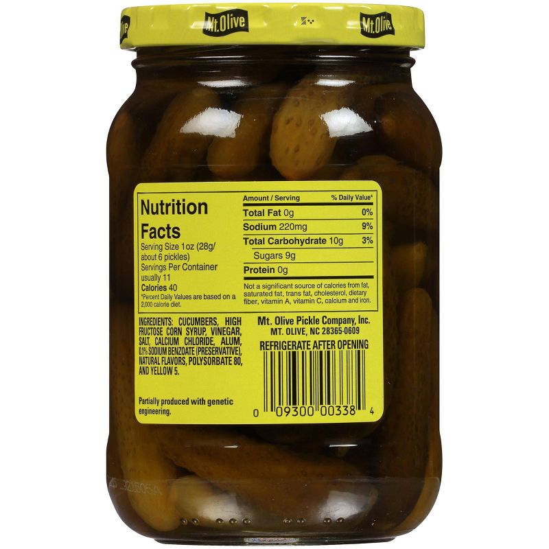 Mt. Olive Petite Snack Crunchers Sweet Petite Pickles 16oz