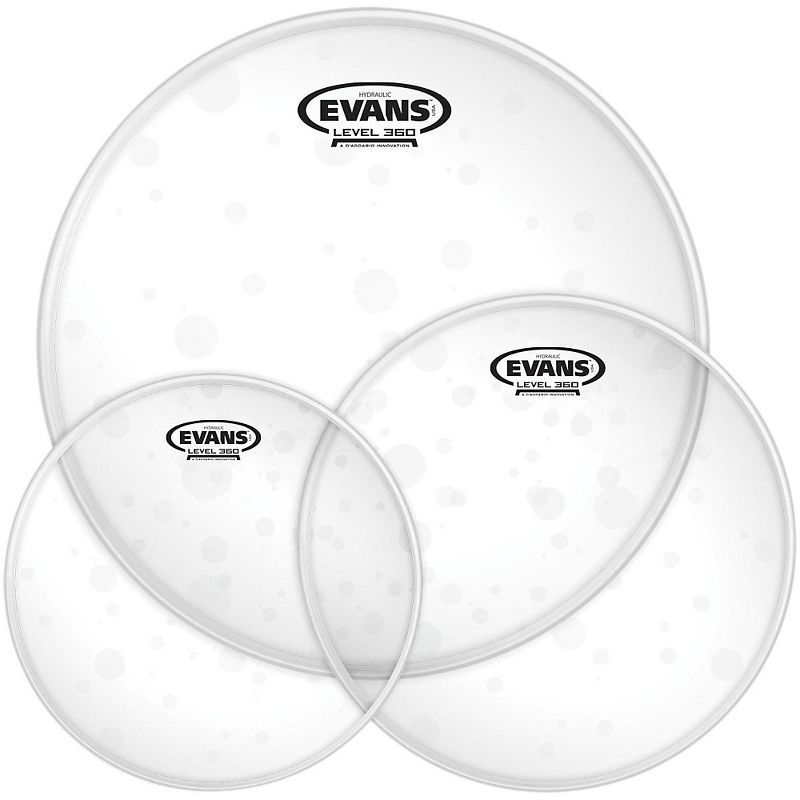 Evans Hydraulic Glass Drumhead Pack Rock
