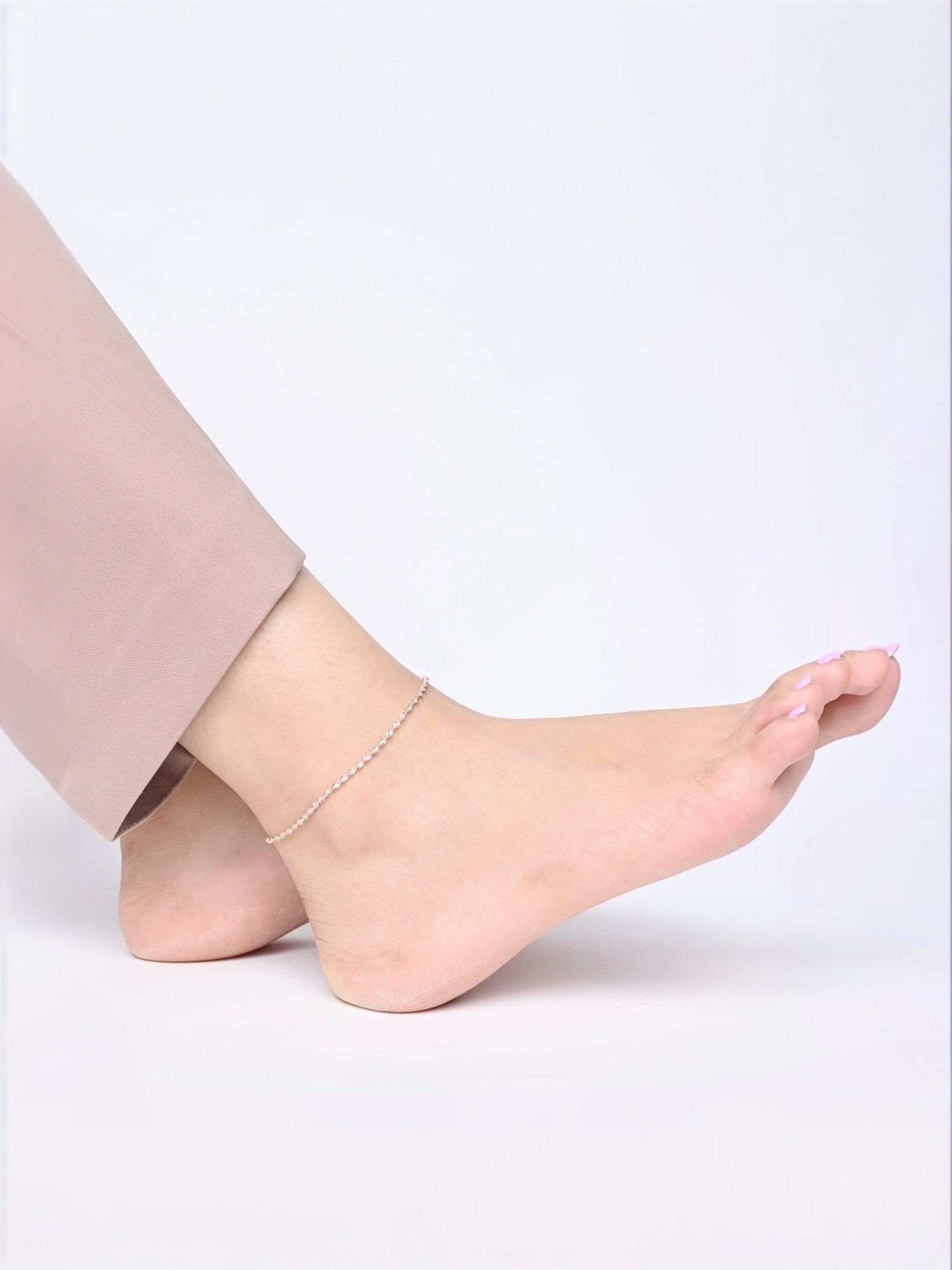 Silberry 92.5 Sterling Silver Isabelle Anklet