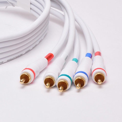 BJC RG-6 Coaxial Cable, 50 Foot, Black; Broadcast Quality Coax, Assembled in ...