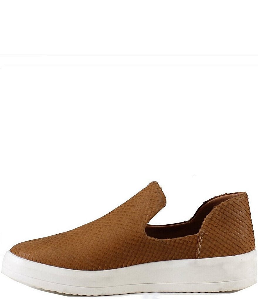 Diba True Youth Embossed Leather Slip-On Sneakers